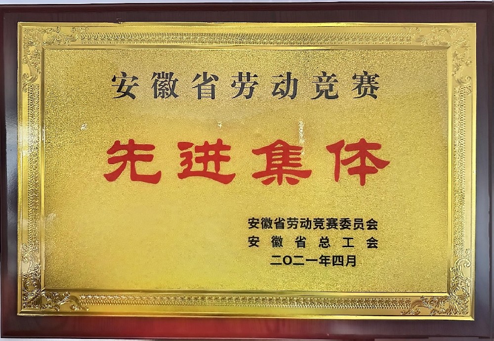 安徽省勞動(dòng)競(jìng)賽先進(jìn)集體